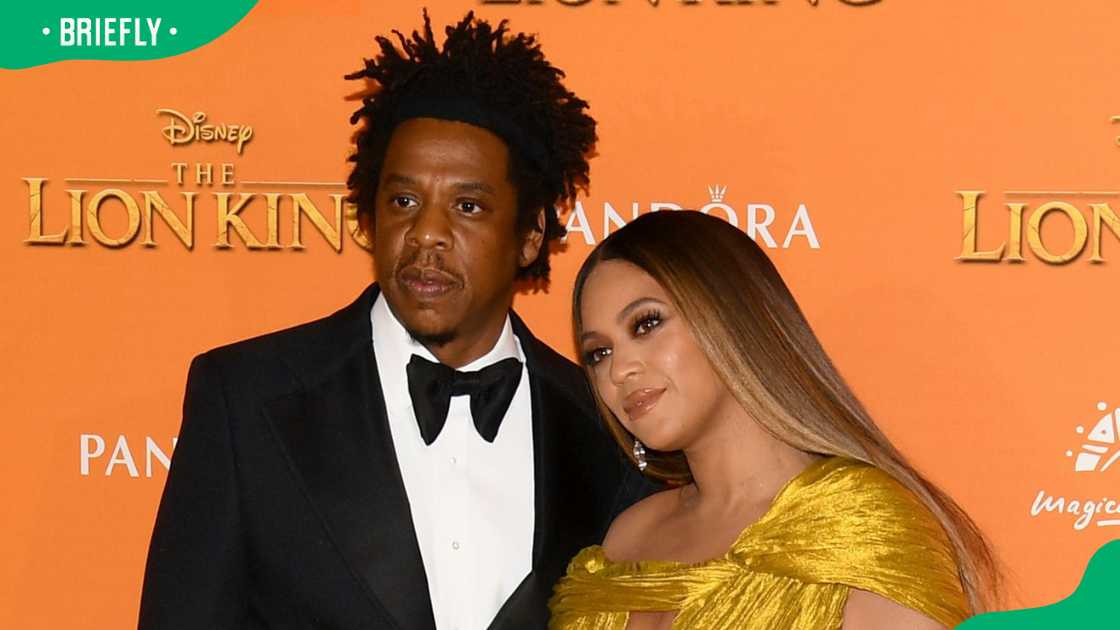 Jay Z and Beyonce Knowles-Carter at "The Lion King" European Premiere Jay Z and Beyonce Knowles-Carter at "The Lion King" European Premiere