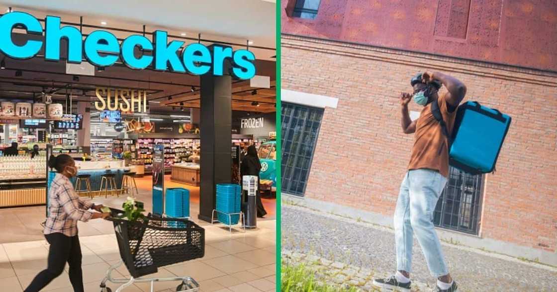 A Checkers Sixty60 driver was captured in a TikTok video dancing to upbeat music at the traffic lights. A Checkers Sixty60 driver was captured in a TikTok video dancing to upbeat music at the traffic lights.