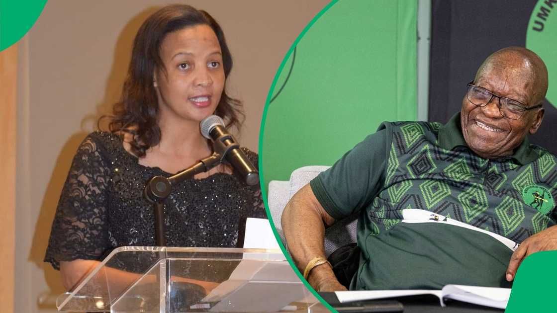 Mary Phadi has been fired from the MK Party. Mary Phadi has been fired from the MK Party.