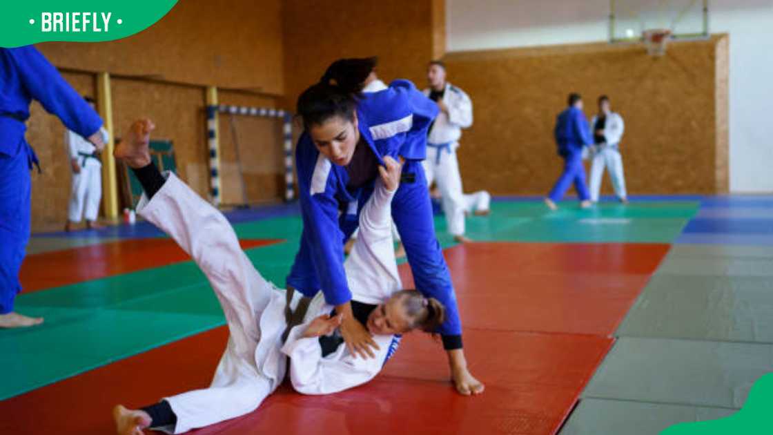 Fighters practicing one of the most dangerous martial arts Fighters practicing one of the most dangerous martial arts
