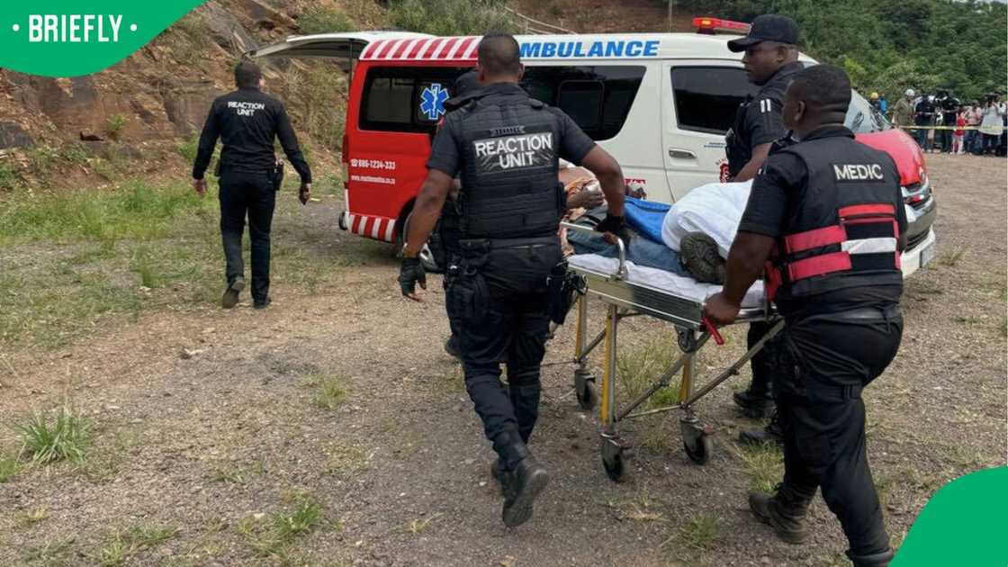 Injured individuals were taken to a nearby hospital Injured individuals were taken to a nearby hospital