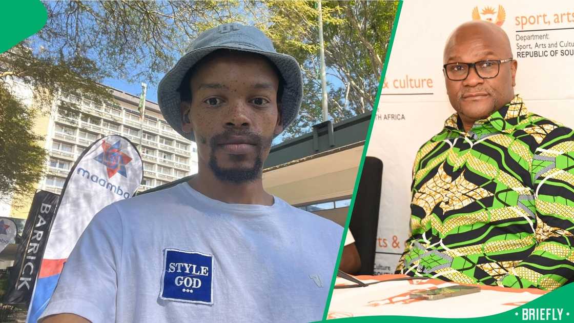 Nota Baloyi shared new video about Nathi Mthethwa
