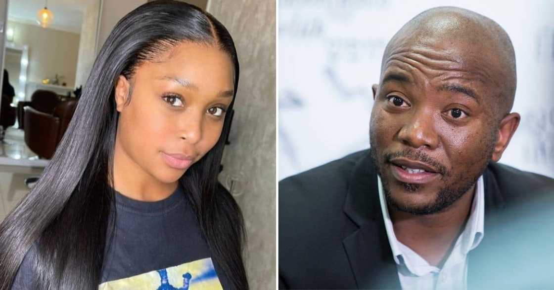 Minnie Dlamini and Mmusi Maimane