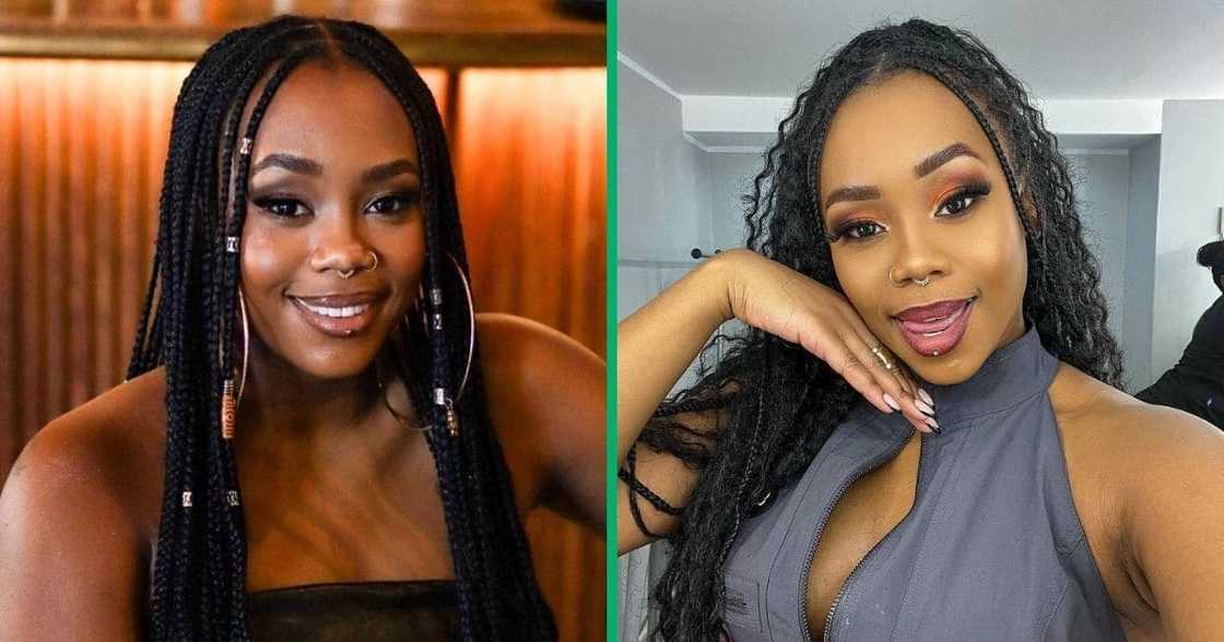 Bontle Modiselle flaunted her new hairstyle Bontle Modiselle flaunted her new hairstyle