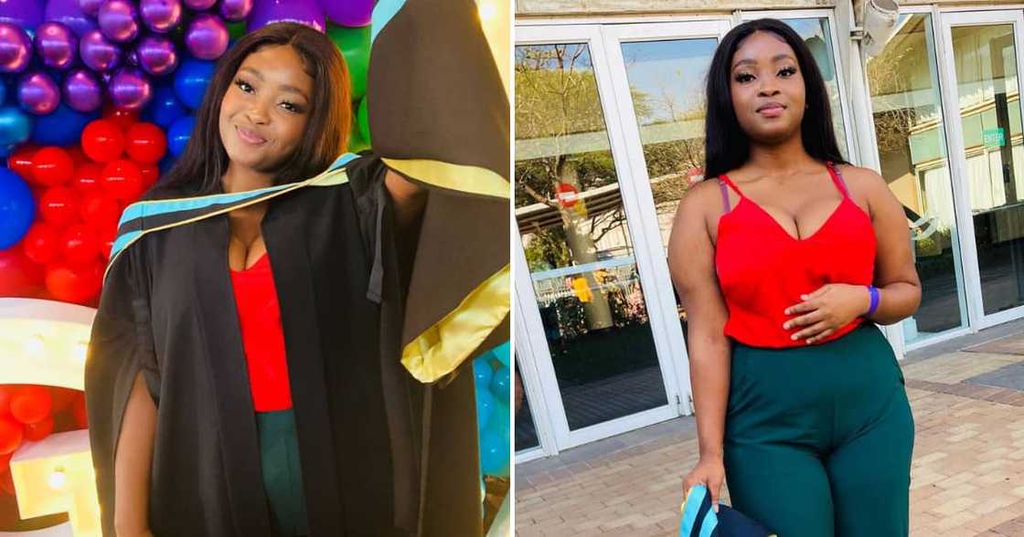 A beautiful young lady from Durban just graduated from DUT in tourism management and already obtained a job as a lecturer A beautiful young lady from Durban just graduated from DUT in tourism management and already obtained a job as a lecturer