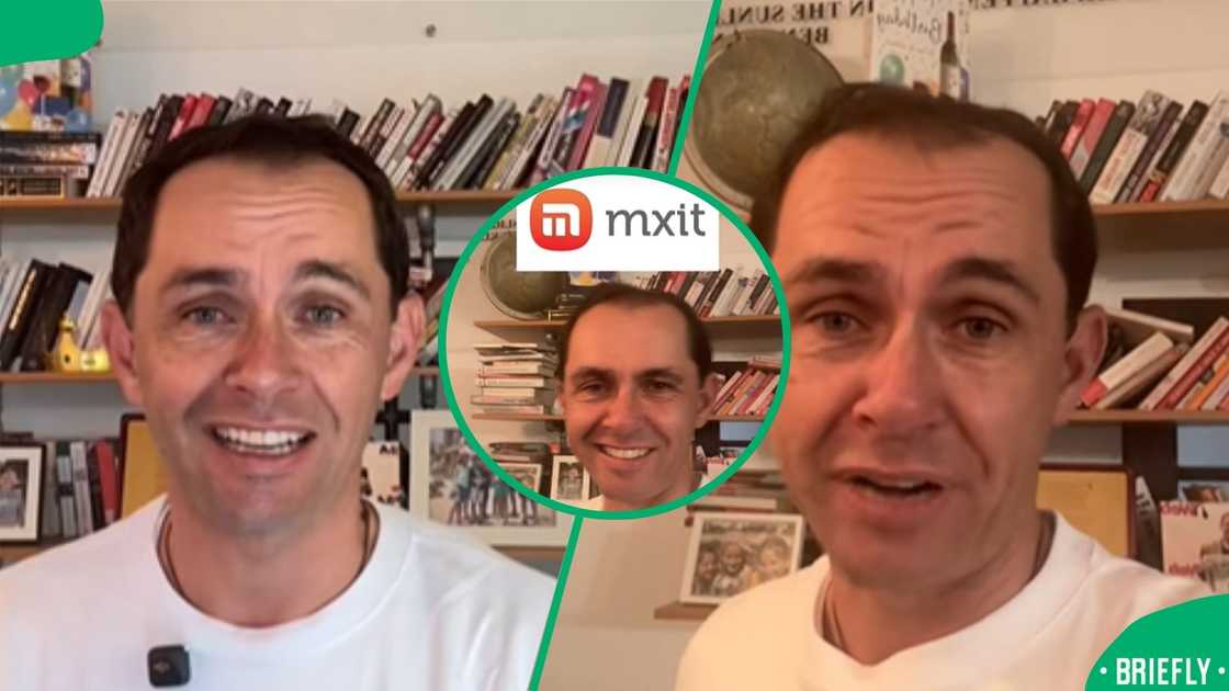 The screenshot showed the author and entrepreneur talking about his time as a CEO of Mxit The screenshot showed the author and entrepreneur talking about his time as a CEO of Mxit