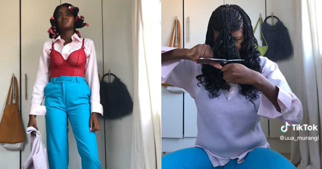 Mzansi woman struggles to find work outfit Mzansi woman struggles to find work outfit