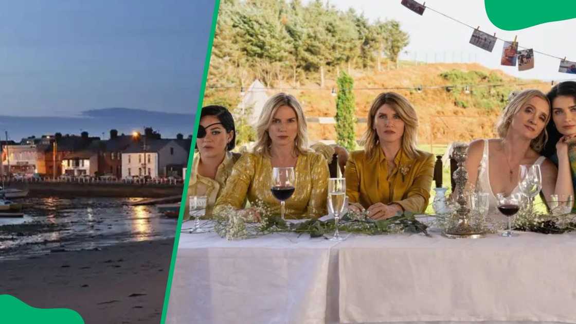 A night view of Skerries, County Dublin (L). The Garvey sisters (R) A night view of Skerries, County Dublin (L). The Garvey sisters (R)