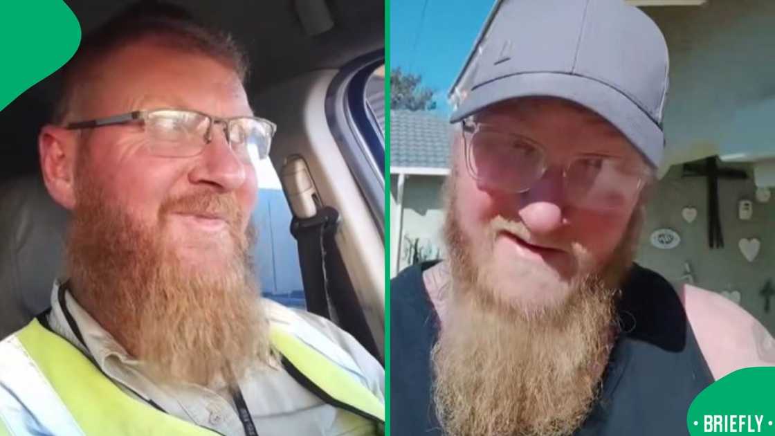 Dean Gouw on the right, sat in his car ready to vlog Dean Gouw on the right, sat in his car ready to vlog