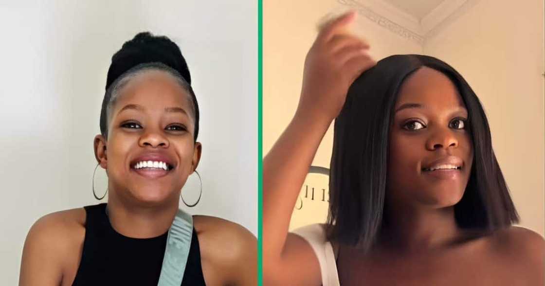 A woman is thankful for her little sister in a TikTok video.