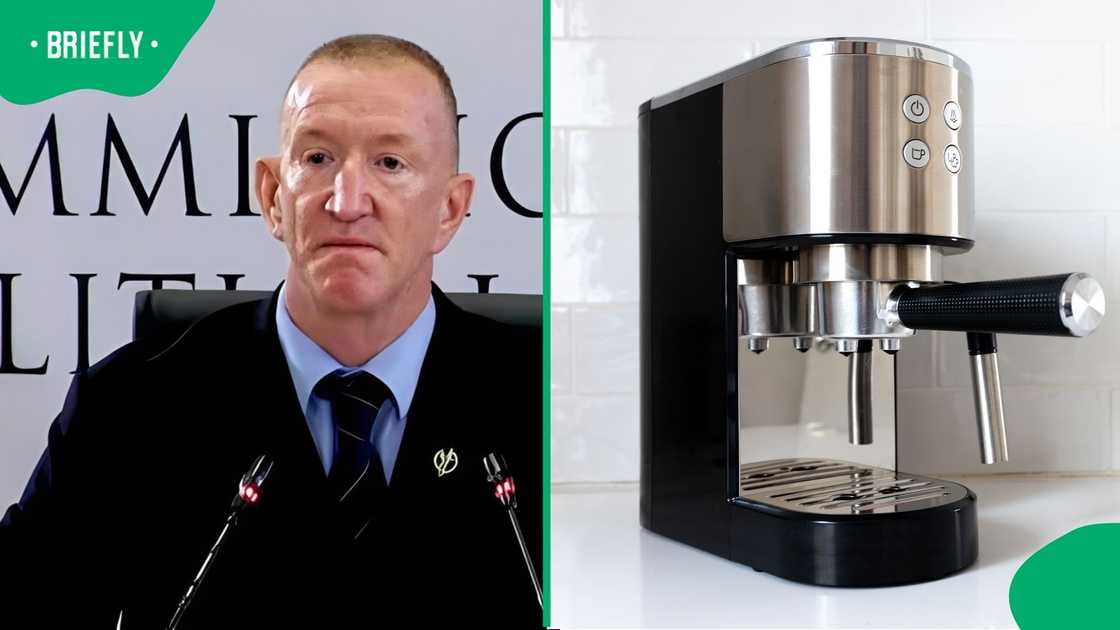 Donations for Warrant Officer Karl Sander, who had his coffee machine stolen, reached R400,000