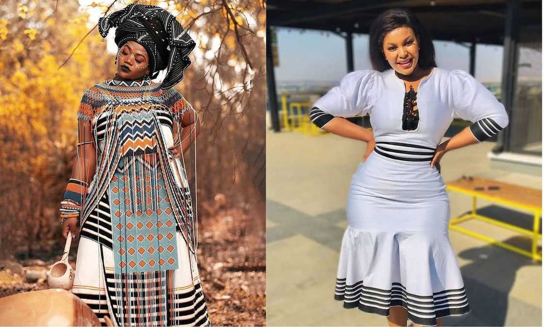 Woman Xhosa makoti attire. Woman Xhosa makoti attire.