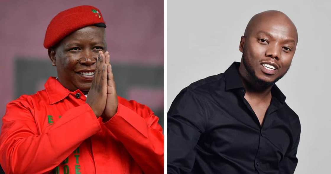 Julius Malema, EFF, Tbo Touch, Metro FM, Politician, Radio Host, Afternoon Drive Show, Twitter, Excitement, Fan, Reaction Julius Malema, EFF, Tbo Touch, Metro FM, Politician, Radio Host, Afternoon Drive Show, Twitter, Excitement, Fan, Reaction