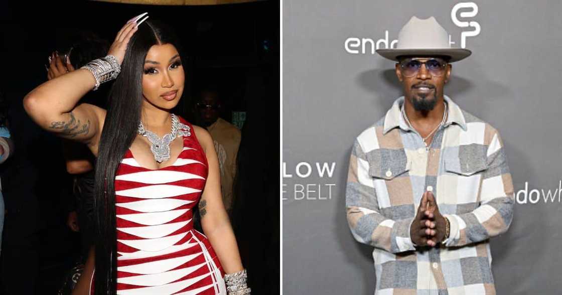 Cardi B and Jamie Foxx Cardi B and Jamie Foxx