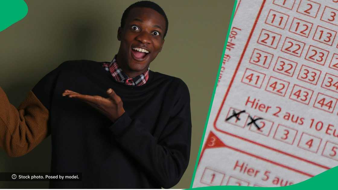 South African wins lotto