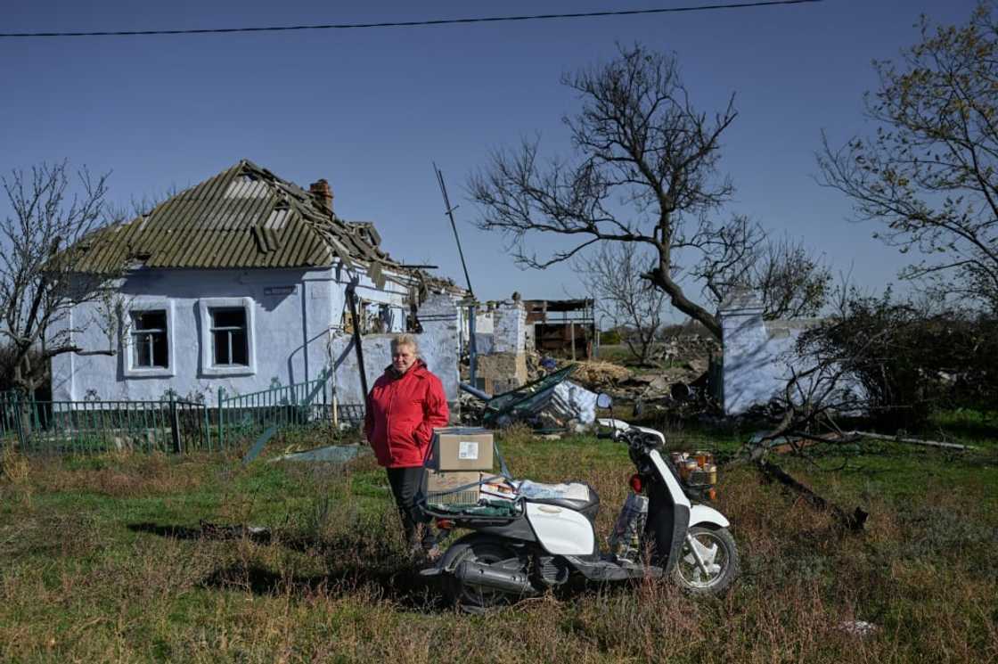 Bilozirka's residents are slowly returning, although few houses are still habitable Bilozirka's residents are slowly returning, although few houses are still habitable
