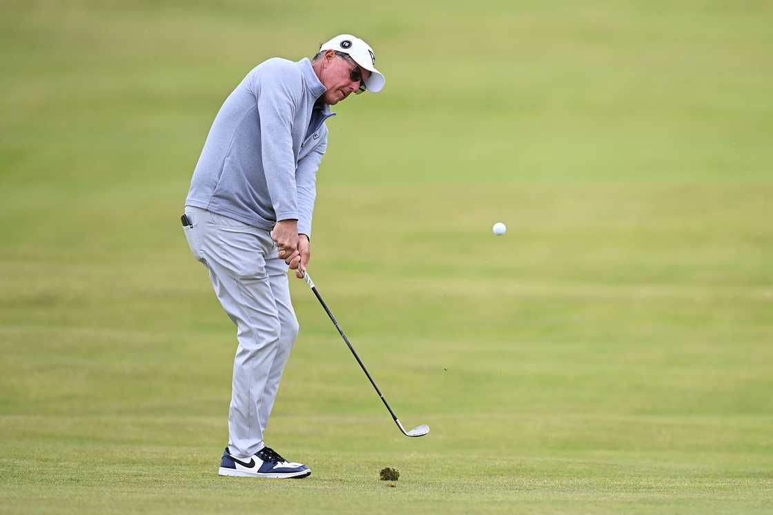 Phil Mickelson in Troon, Scotland