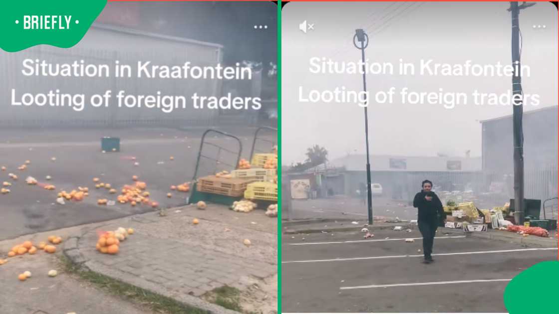 Anti-immigration looting in Kraaifontein aftermath Anti-immigration looting in Kraaifontein aftermath