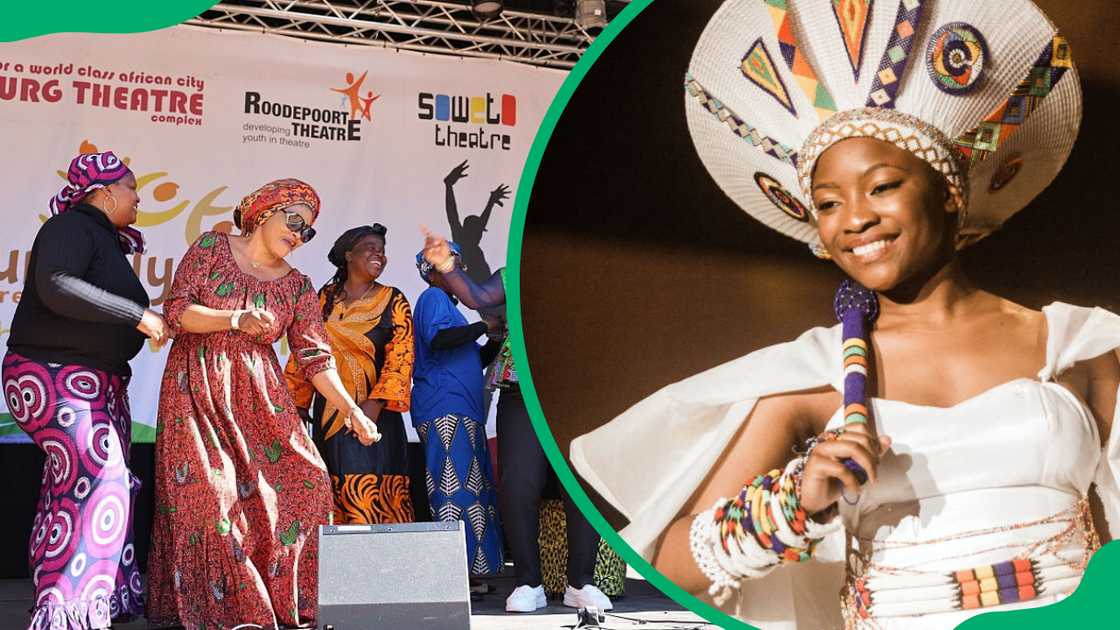 Heritage Day celebrations in South Africa while donning traditional gear