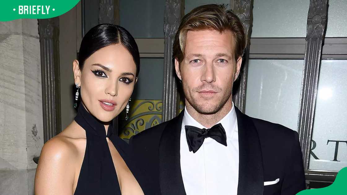 Eiza González and Luke Bracey at the Ralph Lauren Fashion Show