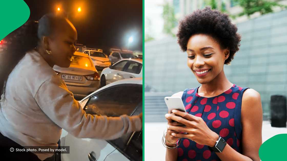 South Africans chuckled over a woman giving a "Dangerous prayer" over a Polo. South Africans chuckled over a woman giving a "Dangerous prayer" over a Polo.