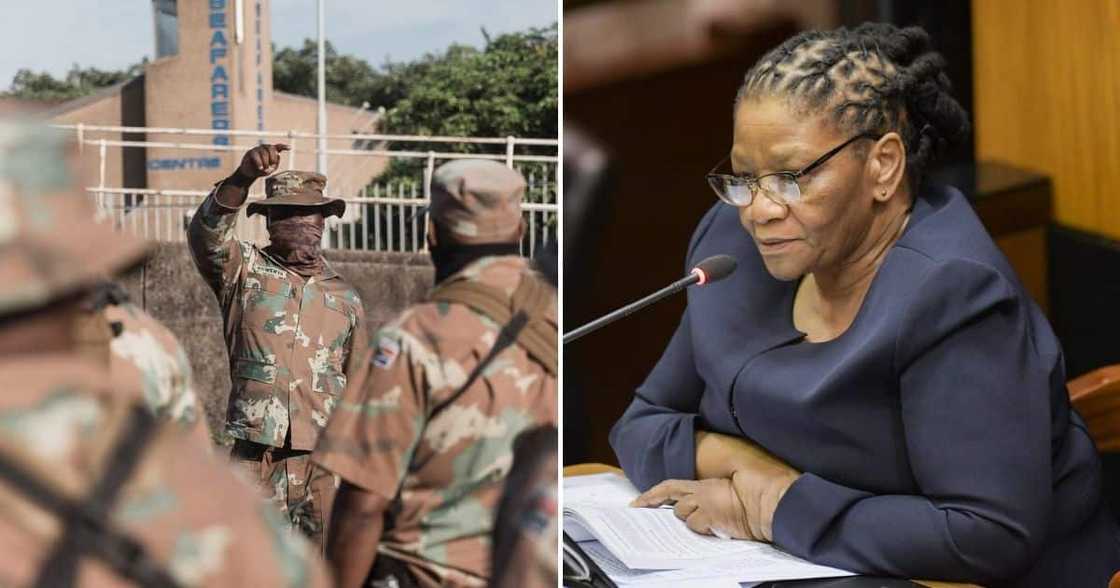 Defence Minister, Thandi Modise, army, lacks resources, funding, crisis Defence Minister, Thandi Modise, army, lacks resources, funding, crisis