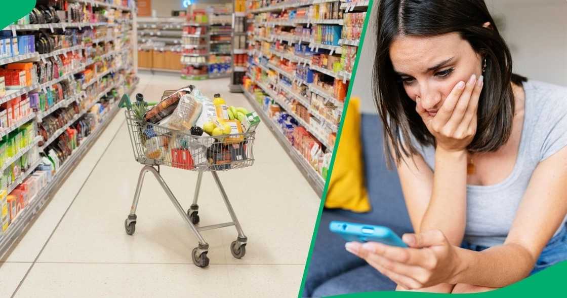 A video captured customers and employees scared for their lives at a grocery store. A video captured customers and employees scared for their lives at a grocery store.