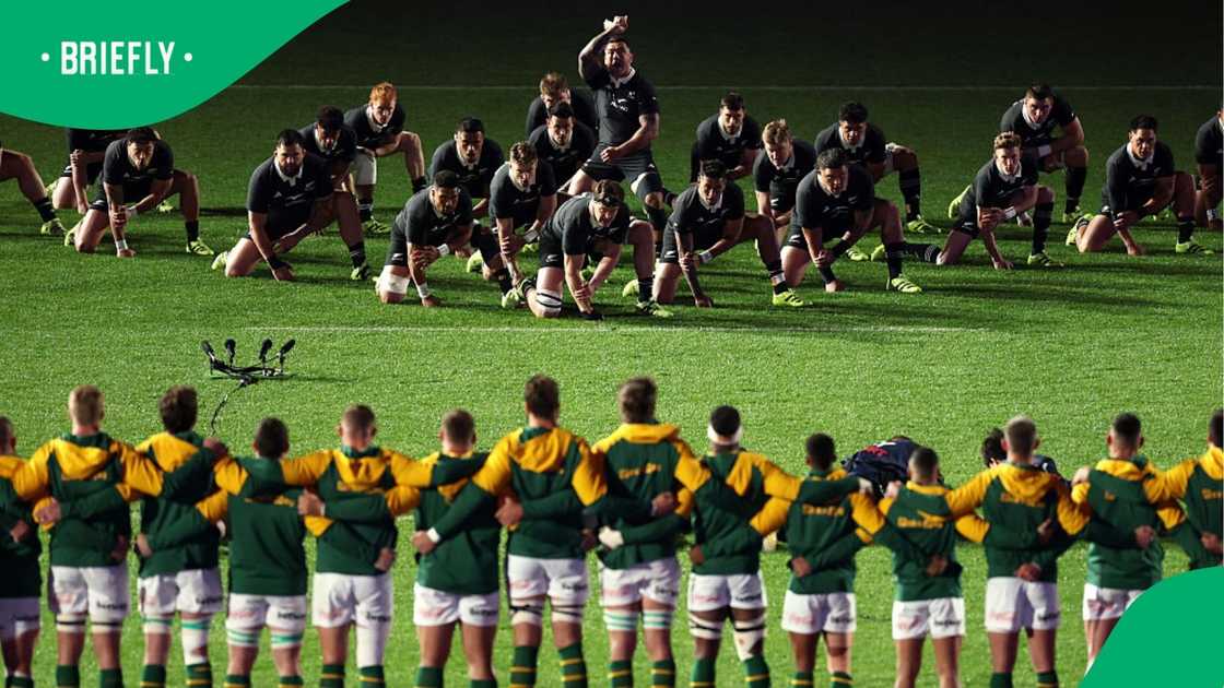 South Africa Springboks vs New Zealand All Blacks Haka