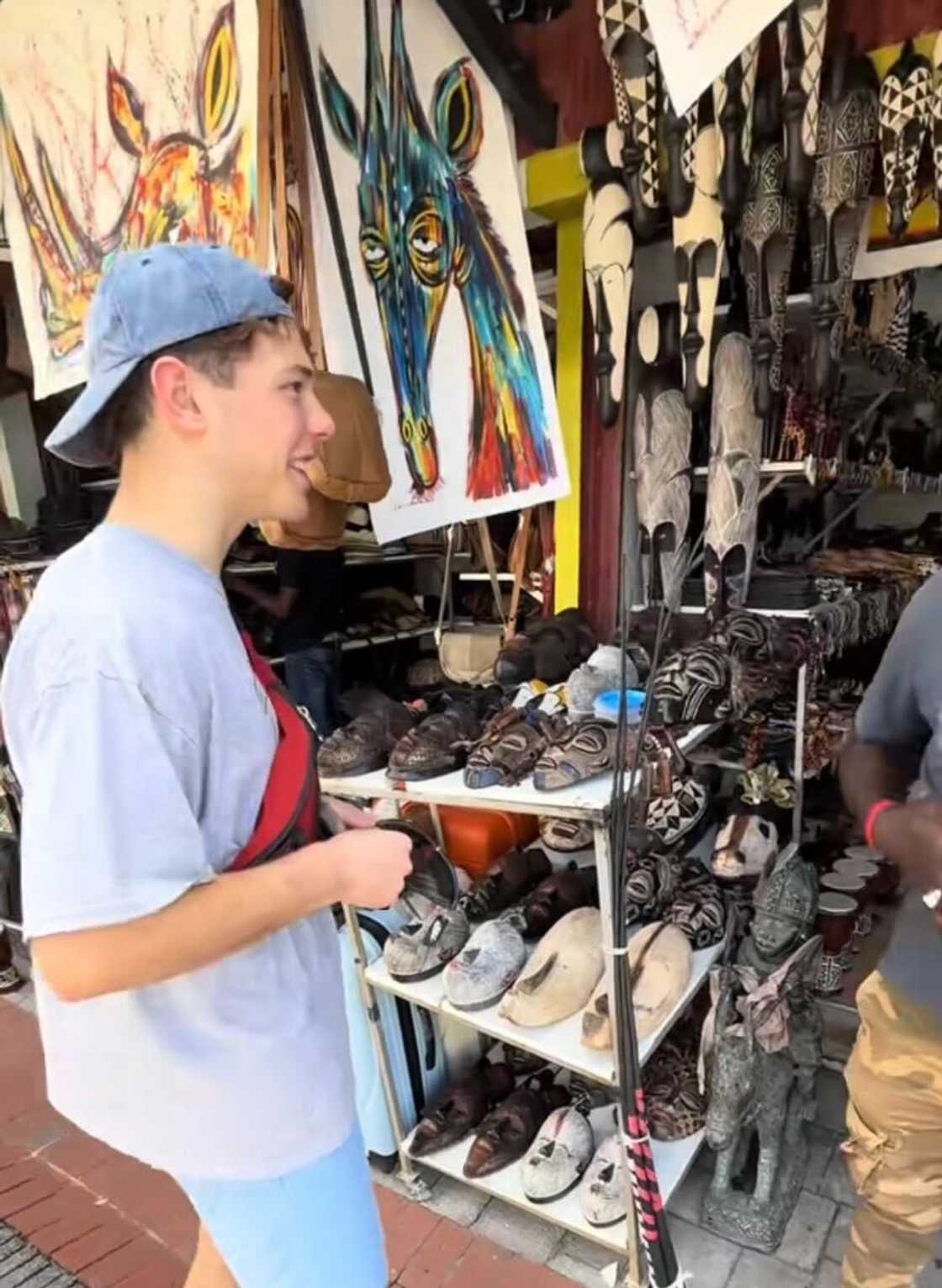 A British man tried haggling in South Africa in a TikTok video.