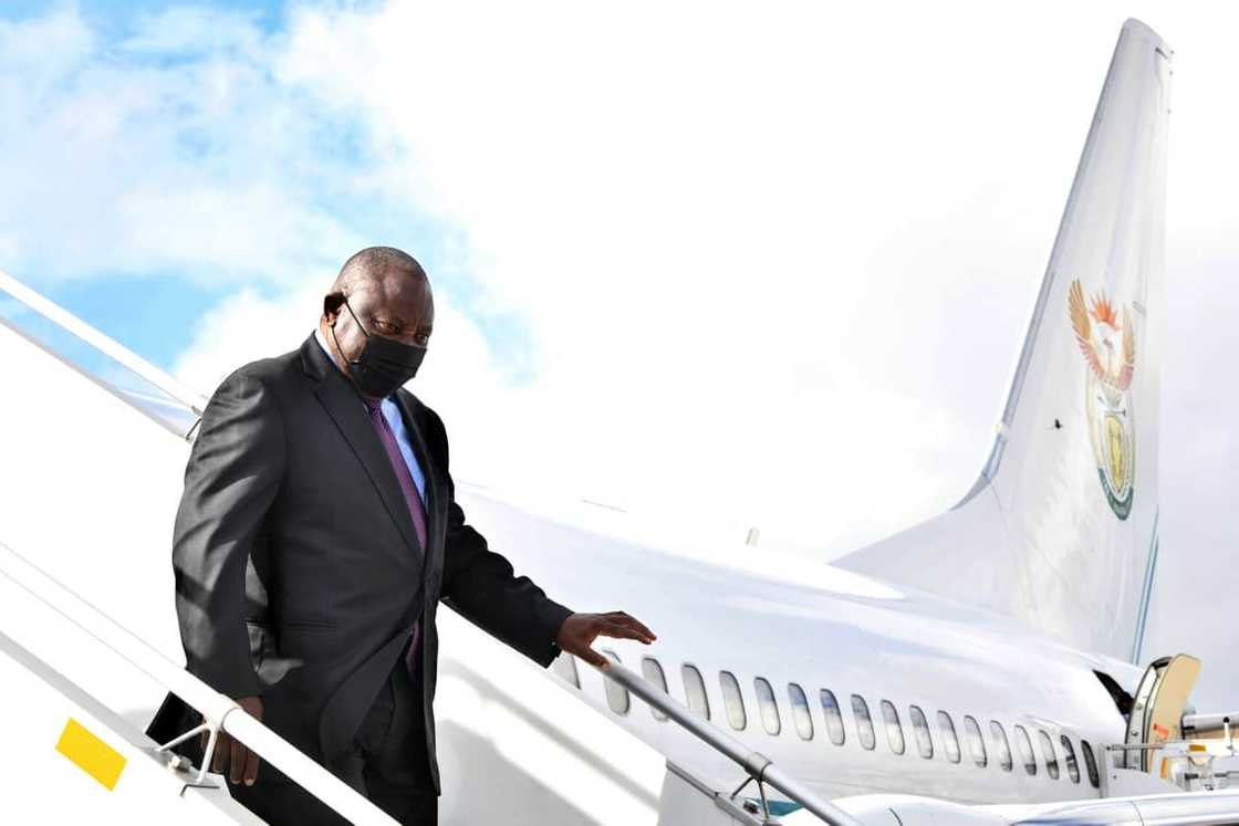 Cyril Ramaphosa heads to the UK