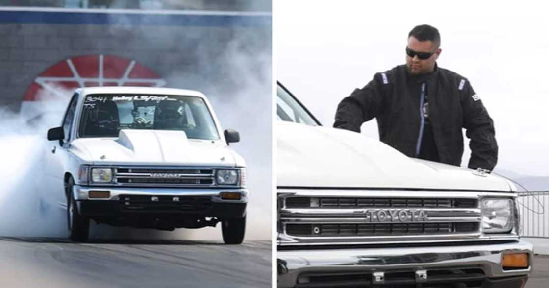 ken glosser, cars, hilux, fast cars, drag race