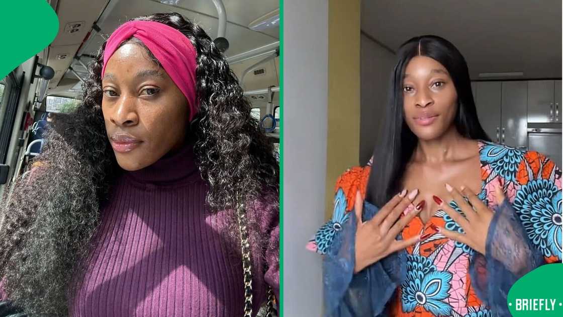 An African woman shared how a Korean artist did her makeup, which sparked laughter.