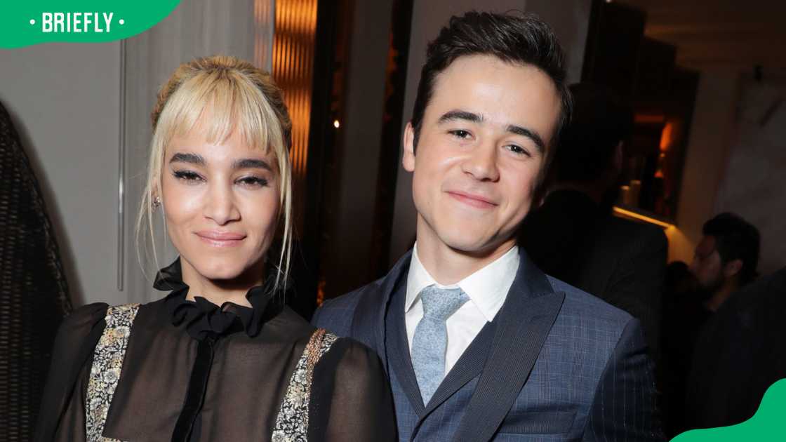 Sofia Boutella and Keean Johnson in Los Angeles