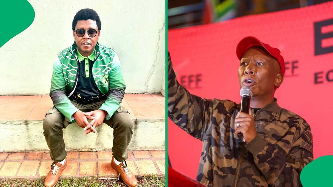 The EFF's former SC president Mpho Morolane said Julius Malema's hard stance on migratin made him leave The EFF's former SC president Mpho Morolane said Julius Malema's hard stance on migratin made him leave