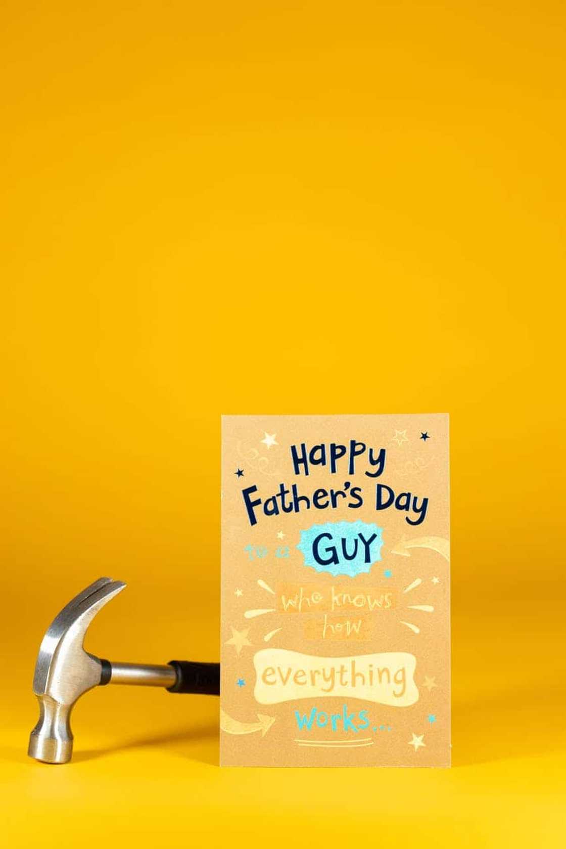 The affirmative Father's Day picture