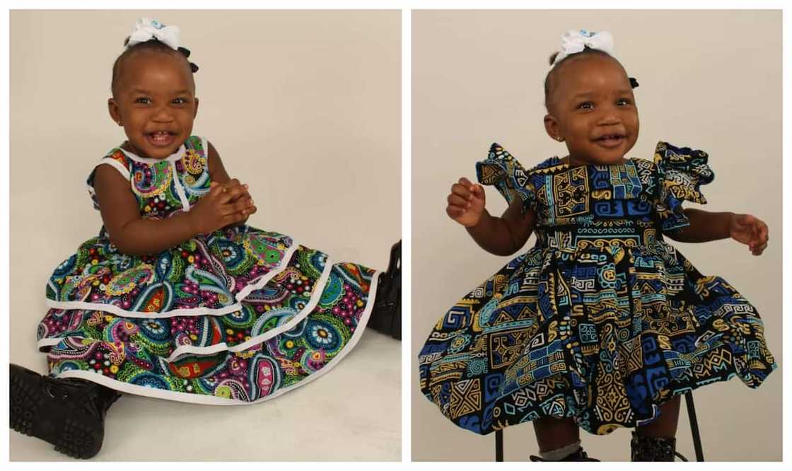 cute baby Ankara dress cute baby Ankara dress