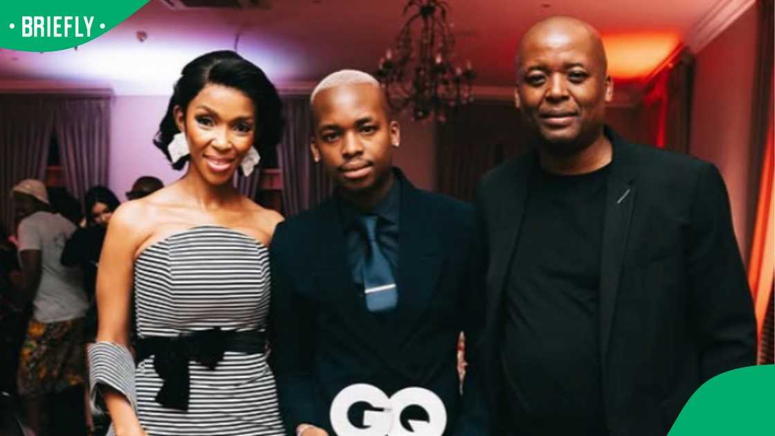 TK Nciza and Nhlanhla Mafu were spotted together at their son's celebration dinner