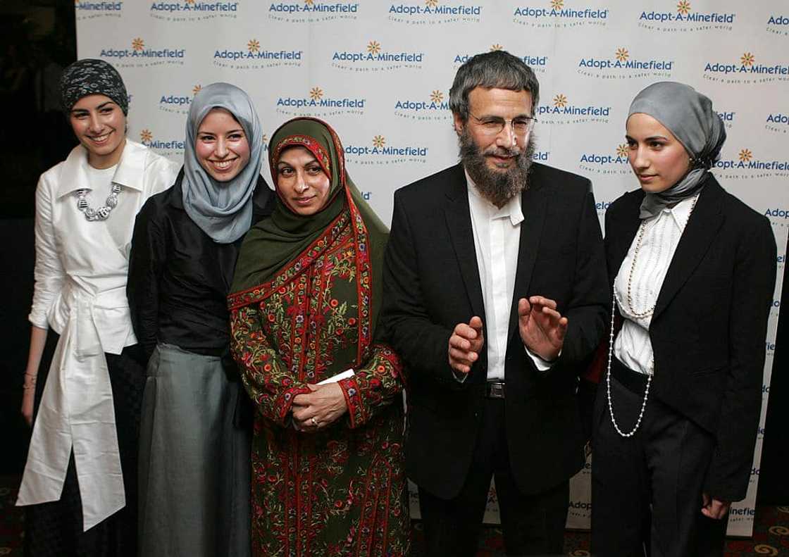 Cat Stevens family with Fauzia Mubarak Ali