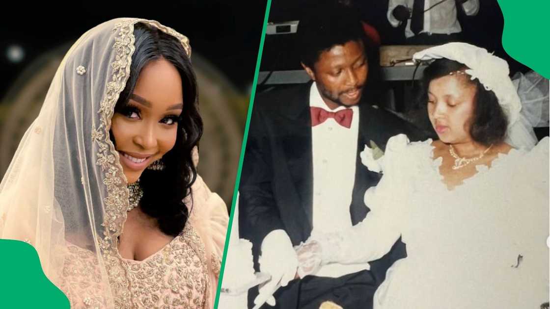 Minnie Dlamini celebrated her parents' anniversary