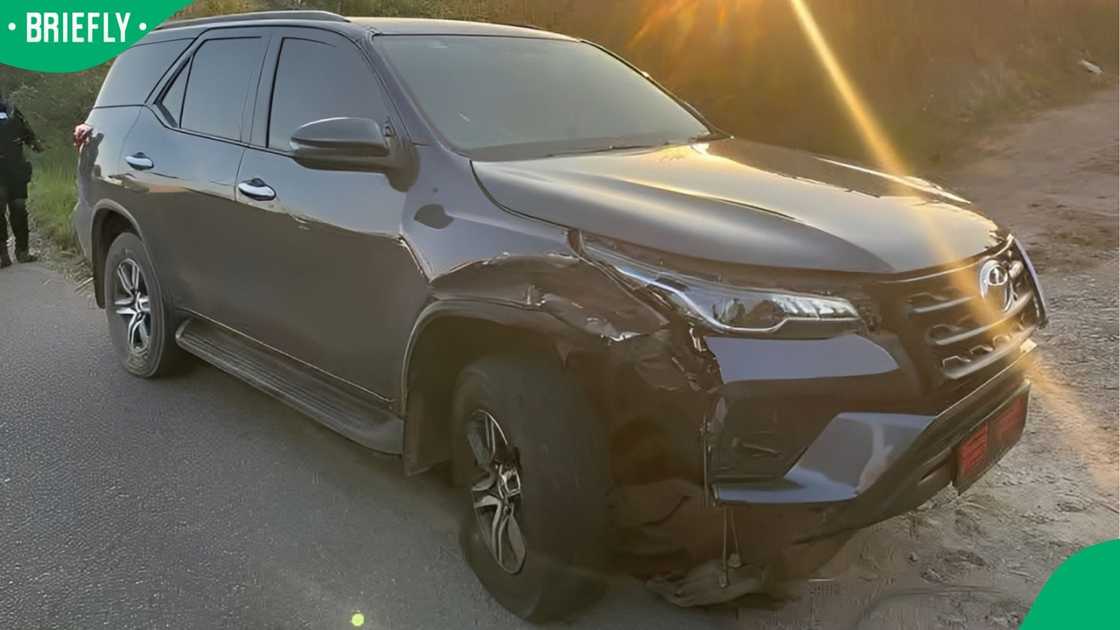 Ngizwe Mchunu's vehicle