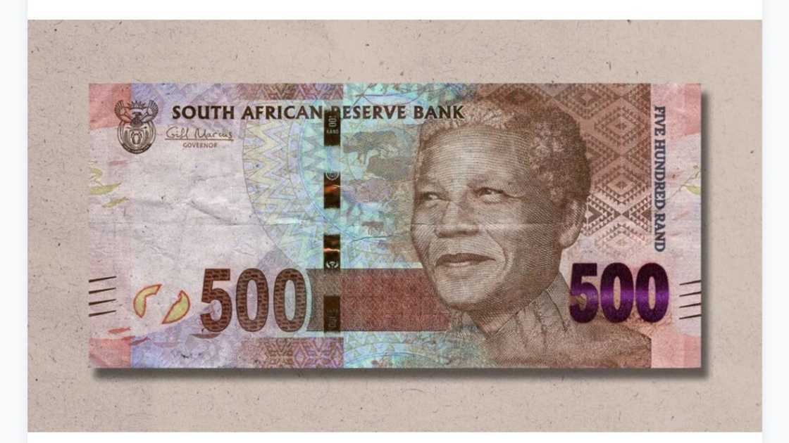 The image of the future R500 bank note in South Africa that sparked outrage The image of the future R500 bank note in South Africa that sparked outrage