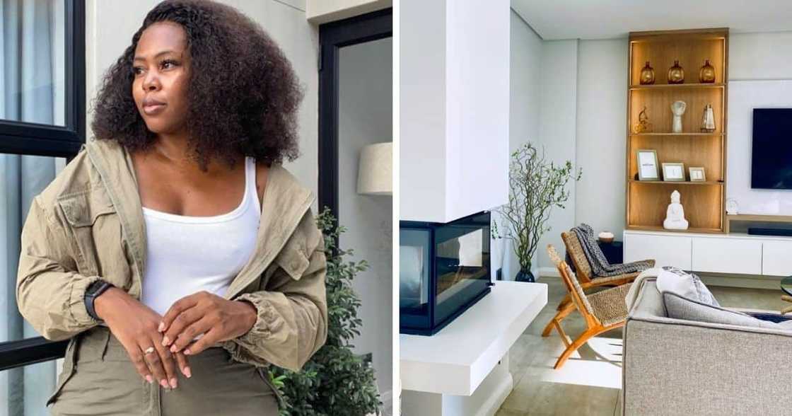 A woman showed of her house A woman showed of her house