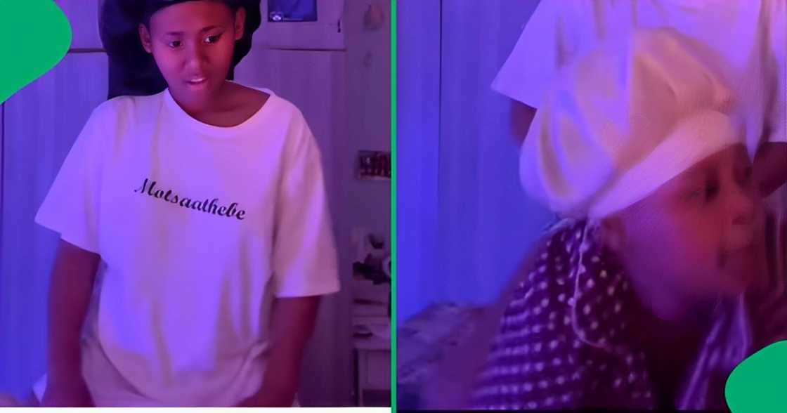 A TikTok video shows a mother and daughter’s hilarious fall. A TikTok video shows a mother and daughter’s hilarious fall.