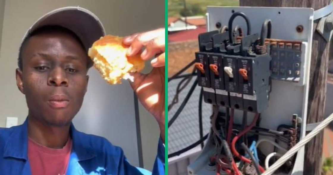 TikTok video shows electrician apprentice TikTok video shows electrician apprentice