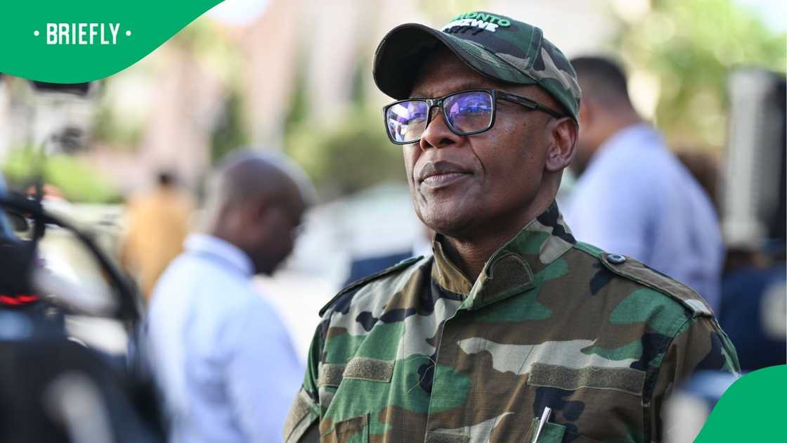 The MK Party's Parliamentary Whip, Mzwanele Manyi The MK Party's Parliamentary Whip, Mzwanele Manyi