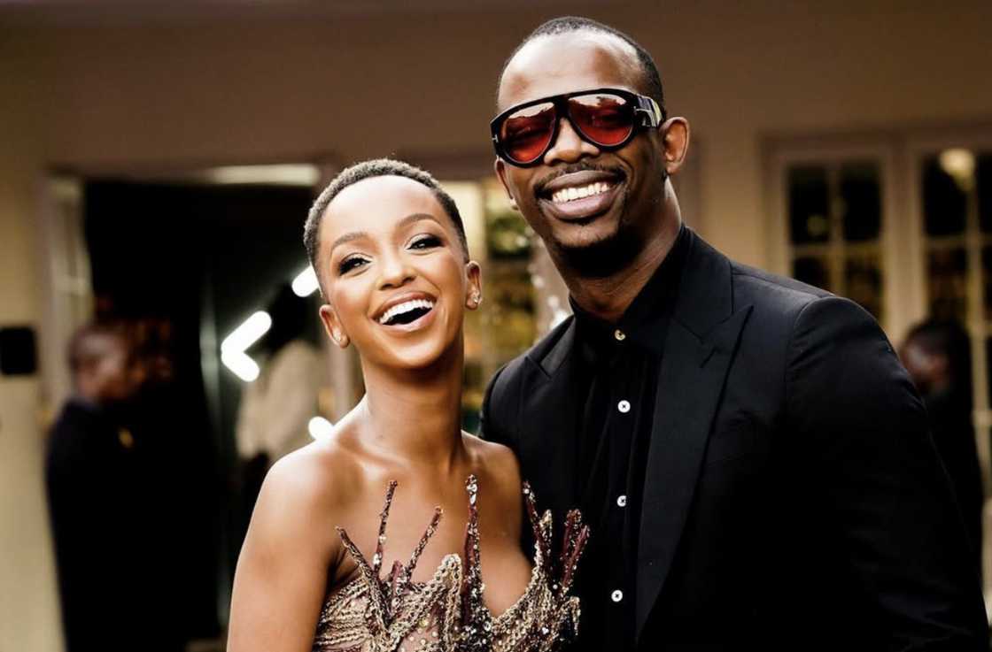 Nandi Madida and Zakes Bantwini announced their collaboration Nandi Madida and Zakes Bantwini announced their collaboration