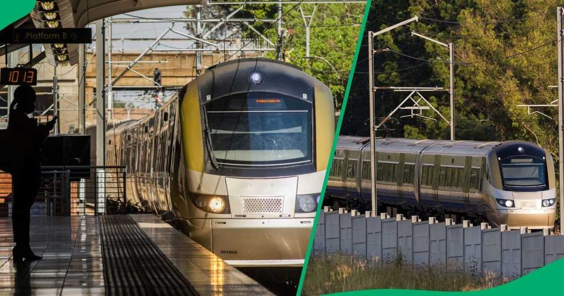 A Gautrain faced problems mid-trip, leaving the internet disappointed. A Gautrain faced problems mid-trip, leaving the internet disappointed.