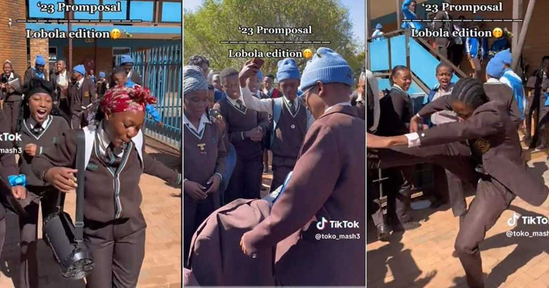 Bircleigh High school students did a lobola style Matric dance proposal