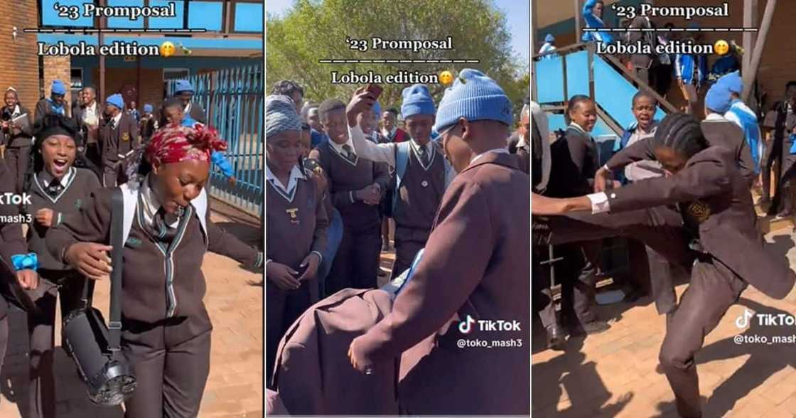 Bircleigh High school students did a lobola style Matric dance proposal Bircleigh High school students did a lobola style Matric dance proposal