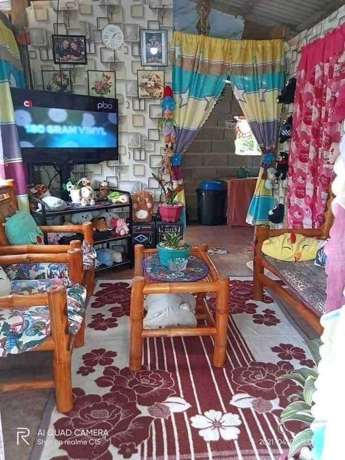 Netizens Impressed by Neat Village Home Decorated with Simple, Affordable Furniture Netizens Impressed by Neat Village Home Decorated with Simple, Affordable Furniture